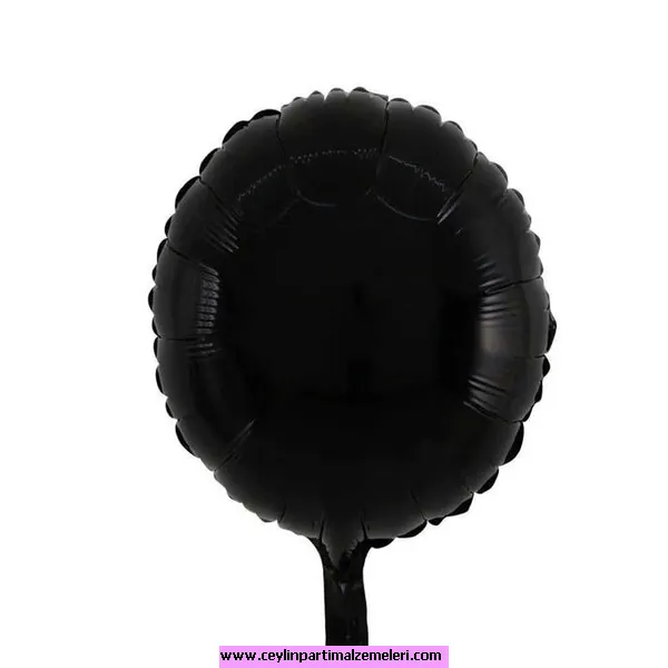 3D Siyah Folyo Balon